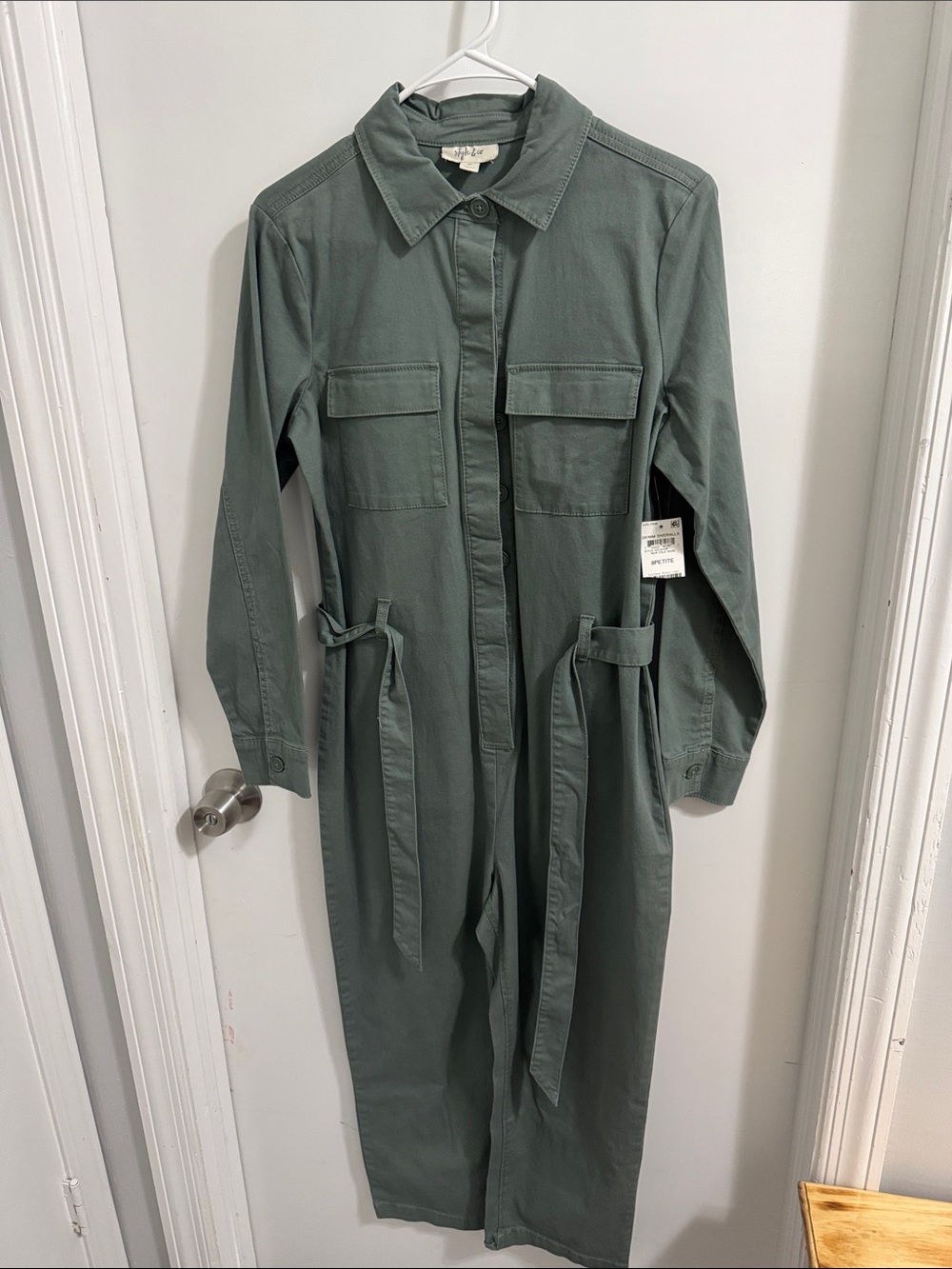 Utility Jumpsuit  - Olive Green size 8P
